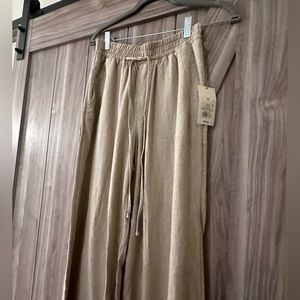A New Day Wide Leg Linen Pants